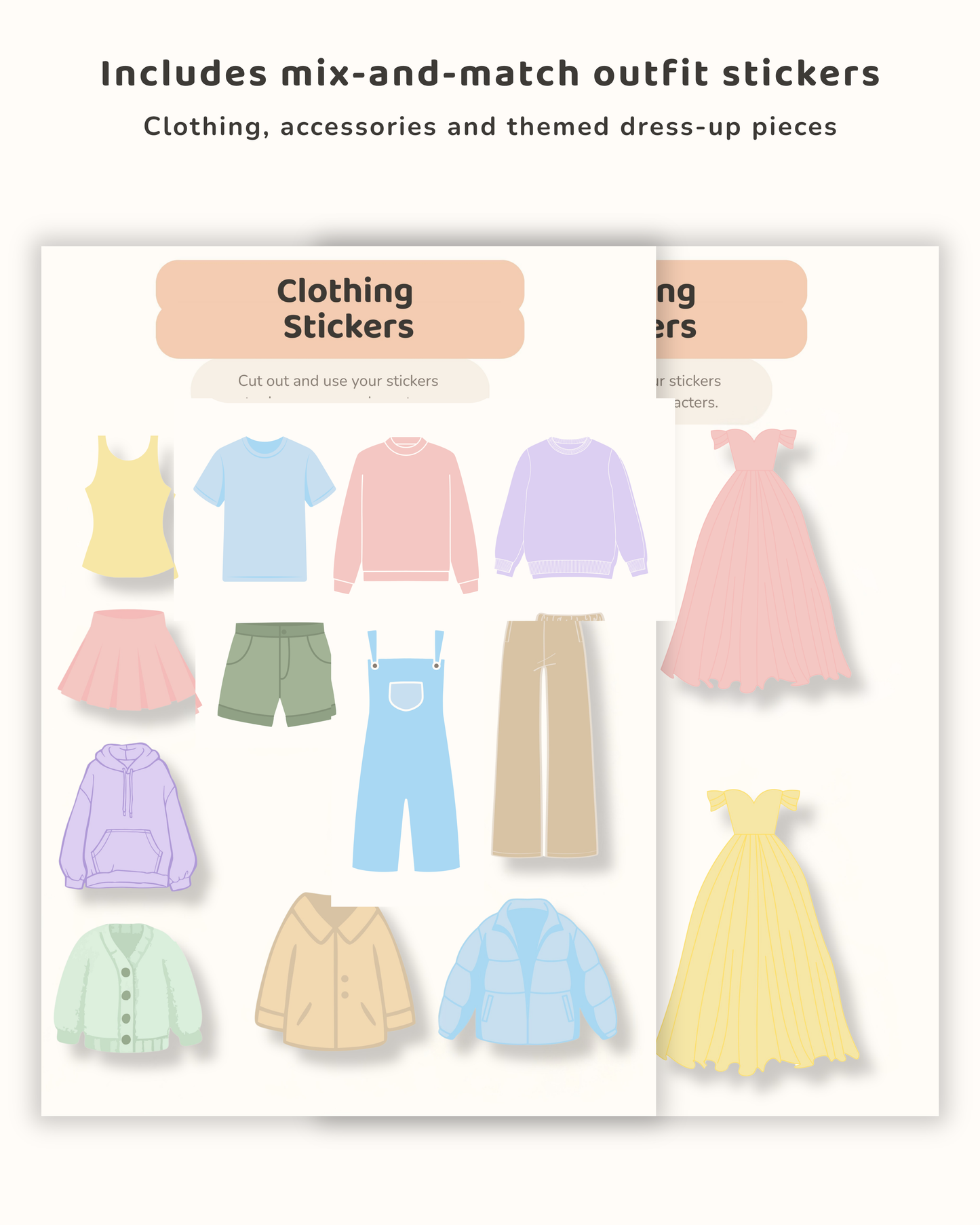 Dress Up Sticker Book
