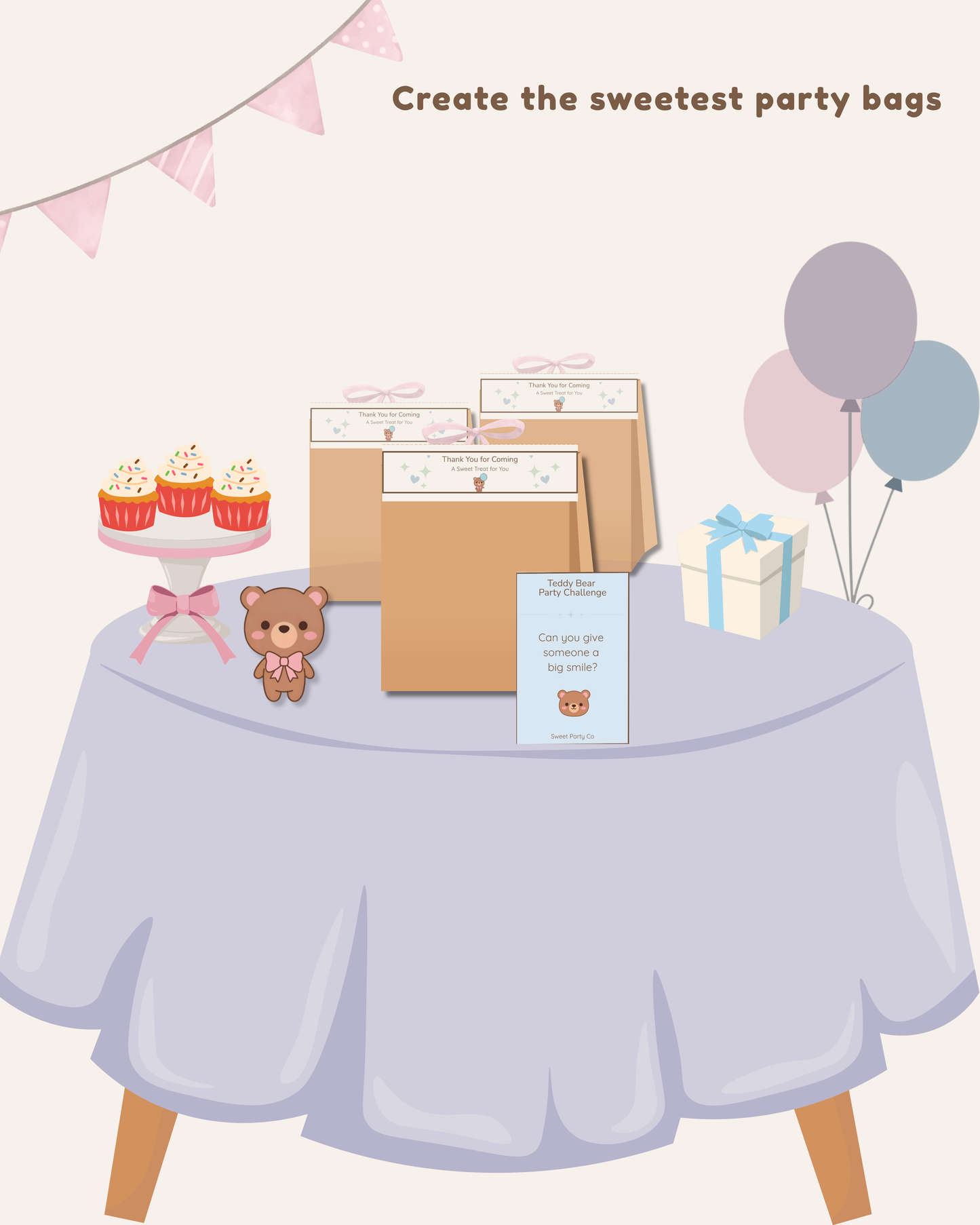 Teddy Party Bag