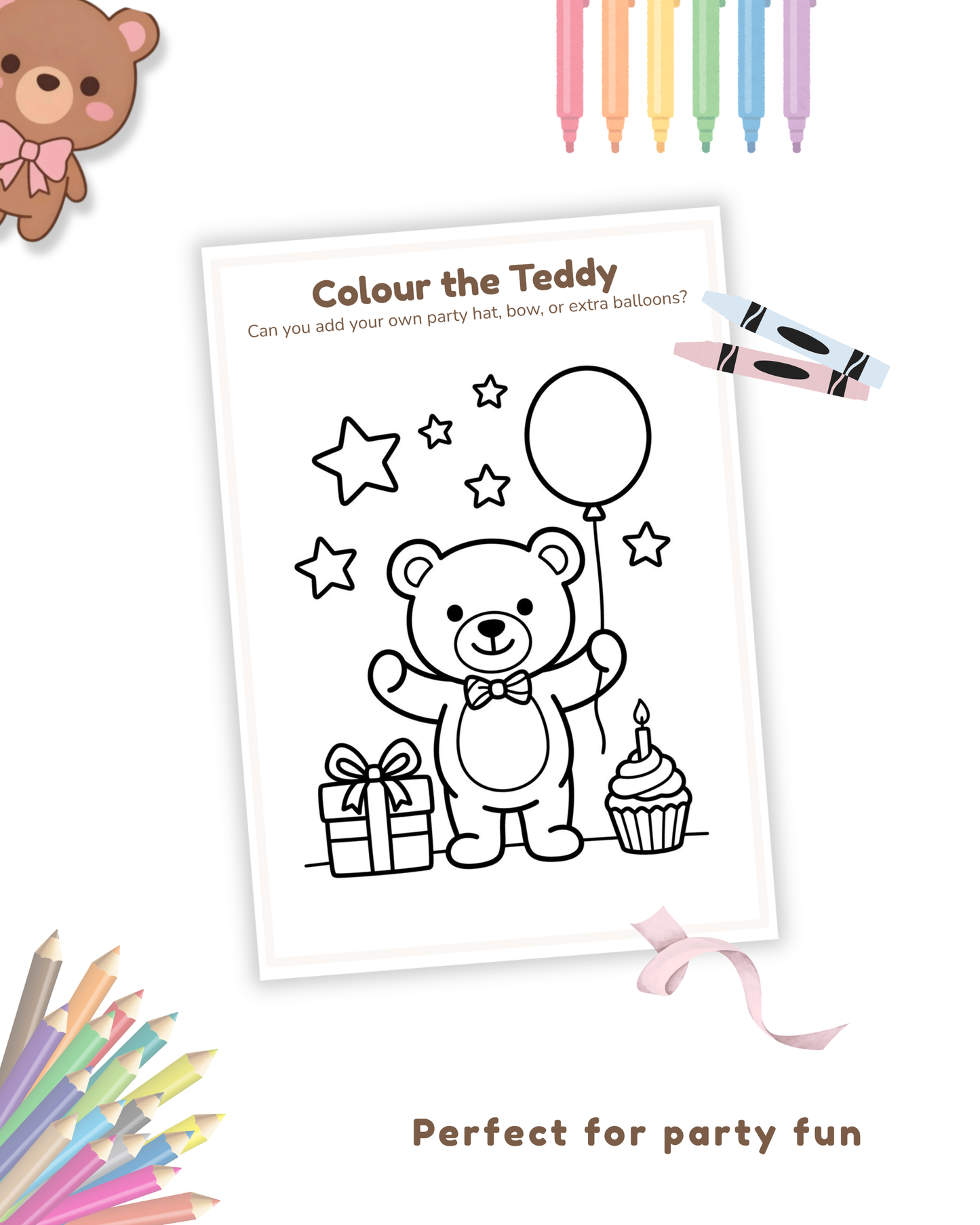 Teddy Bear Printable Party Pack