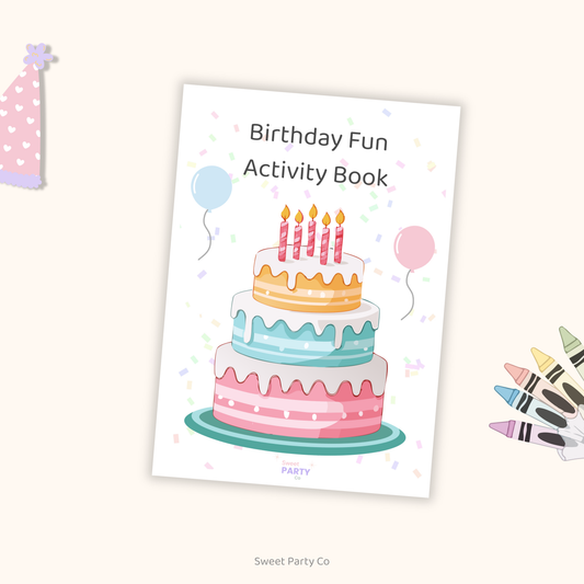 Birthday Fun Activity Book