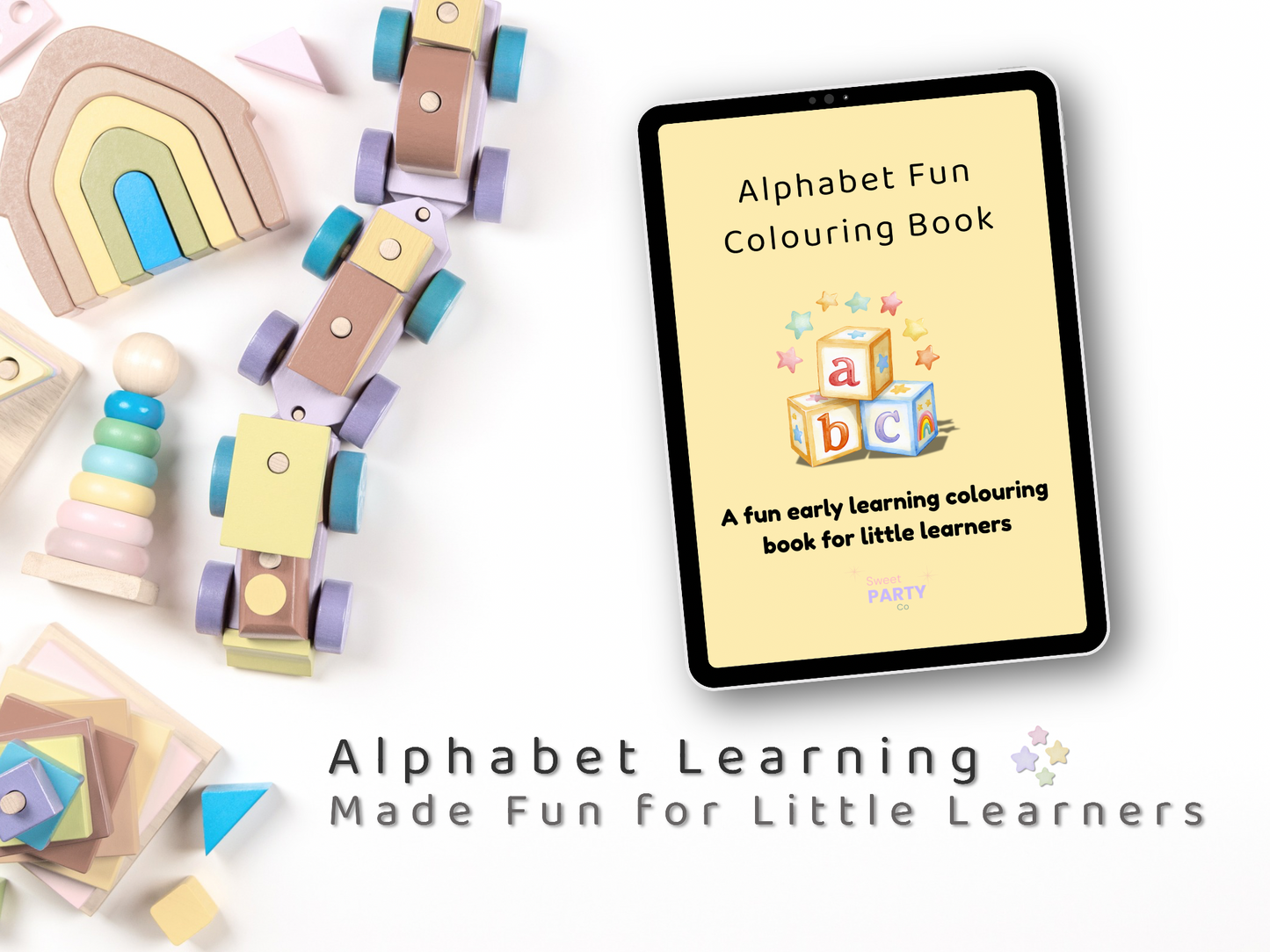 Alphabet Fun Colouring Book