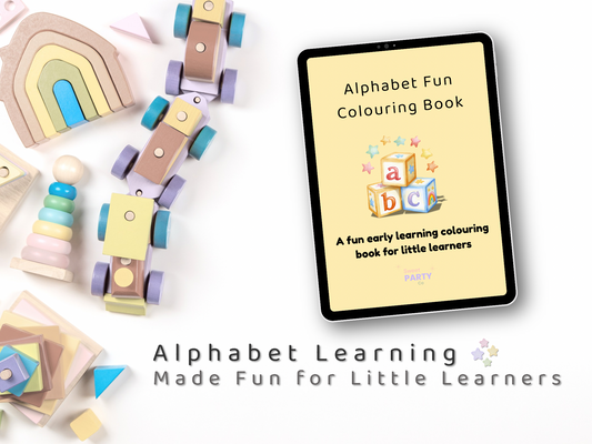 Alphabet Fun Colouring Book