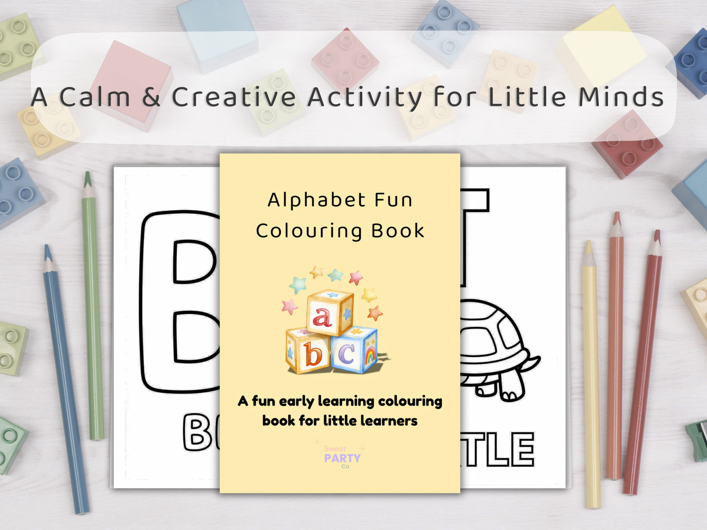 Alphabet Fun Colouring Book