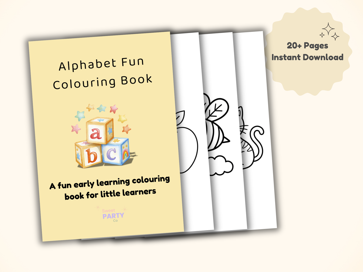 Alphabet Fun Colouring Book