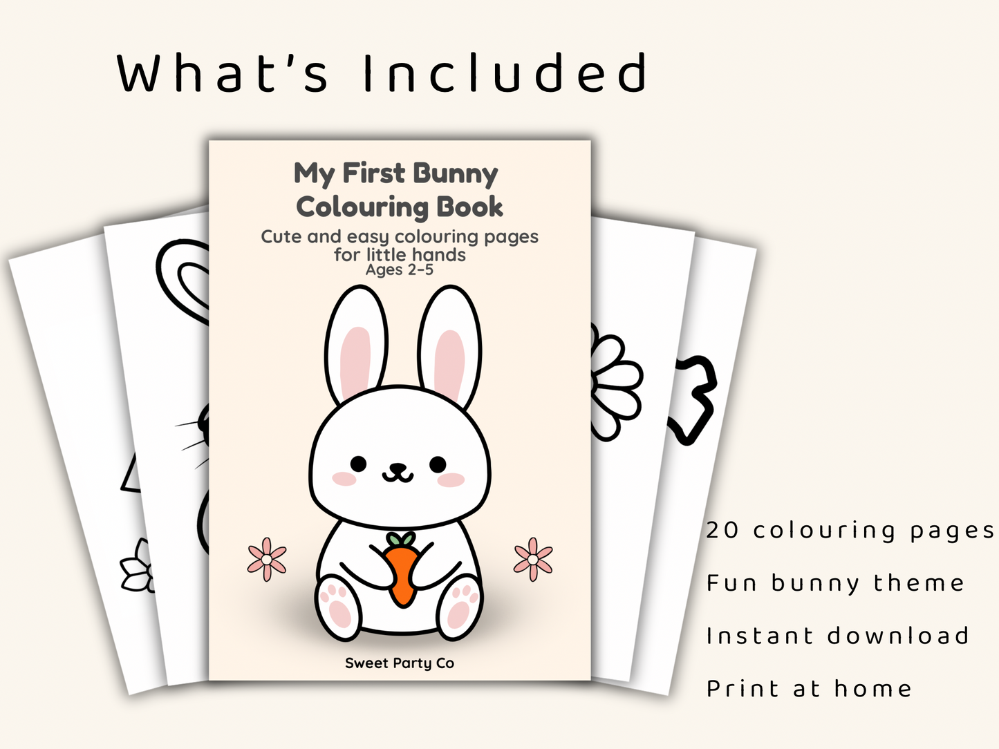 Bunny Colouring Book
