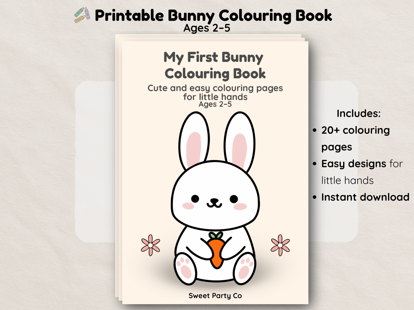 Bunny Colouring Book