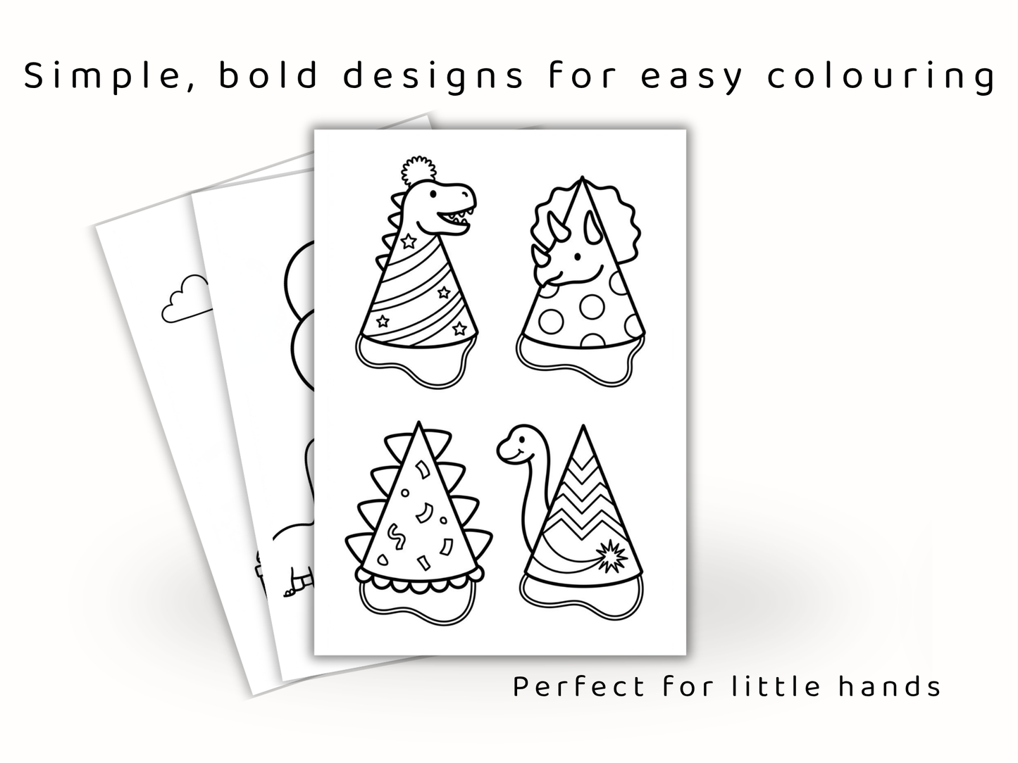 Dinosaur Party Colouring Book