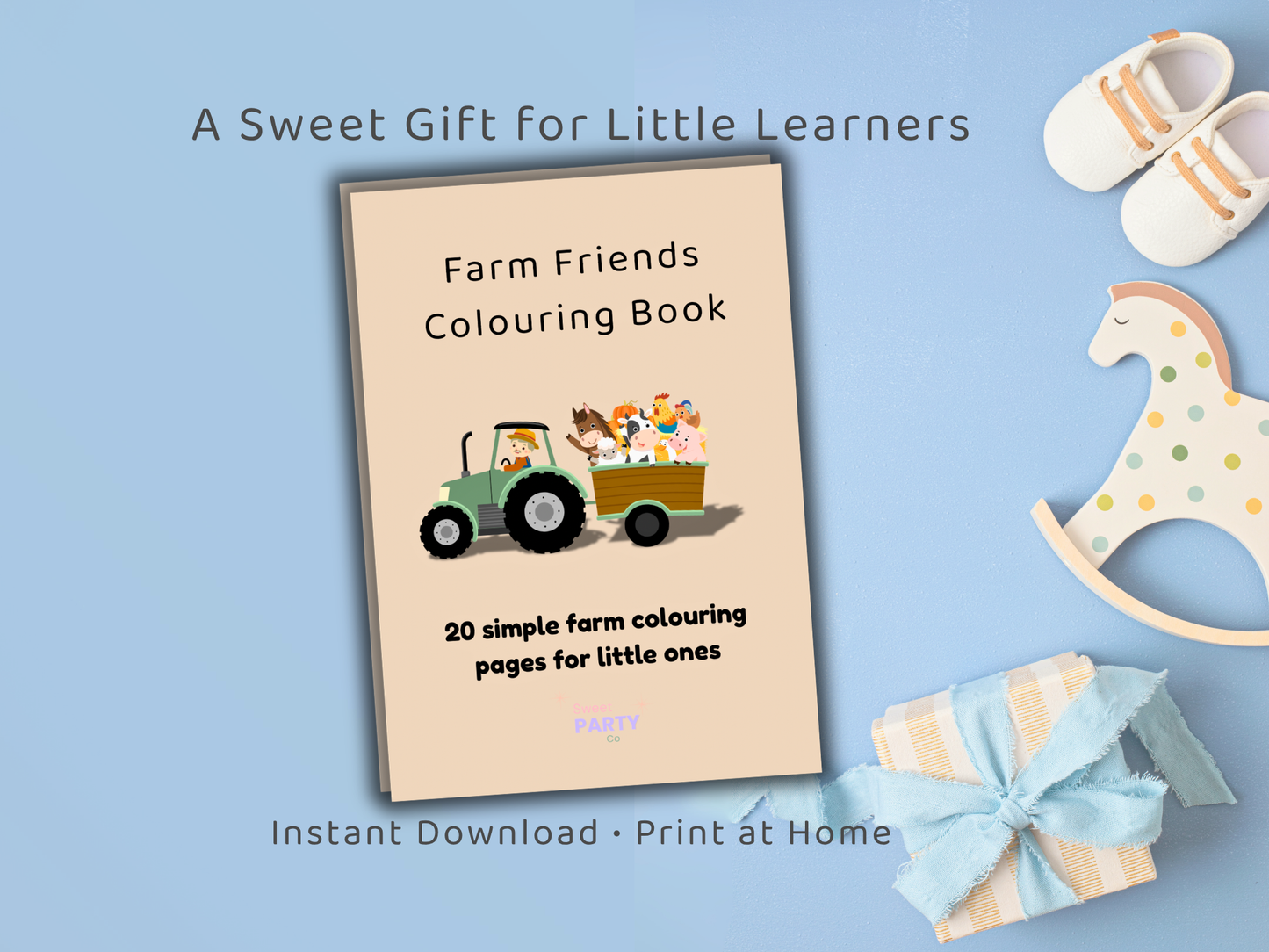 Farm Animals Colouring Book