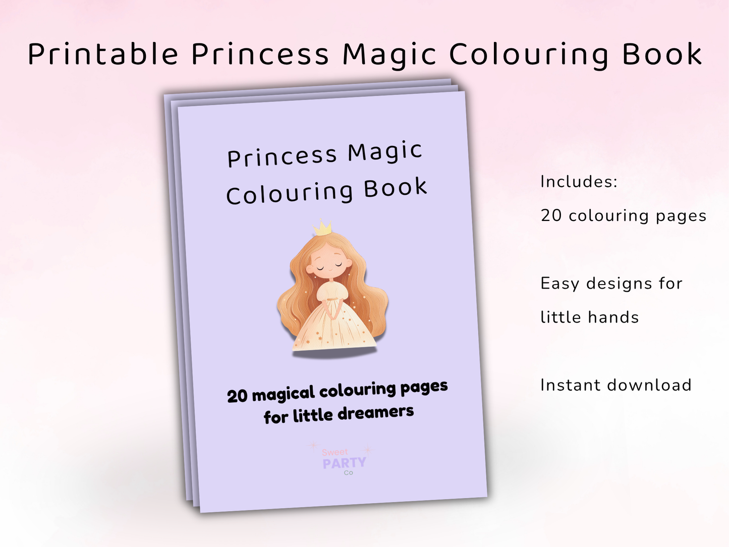 Princess Magic Colouring Book