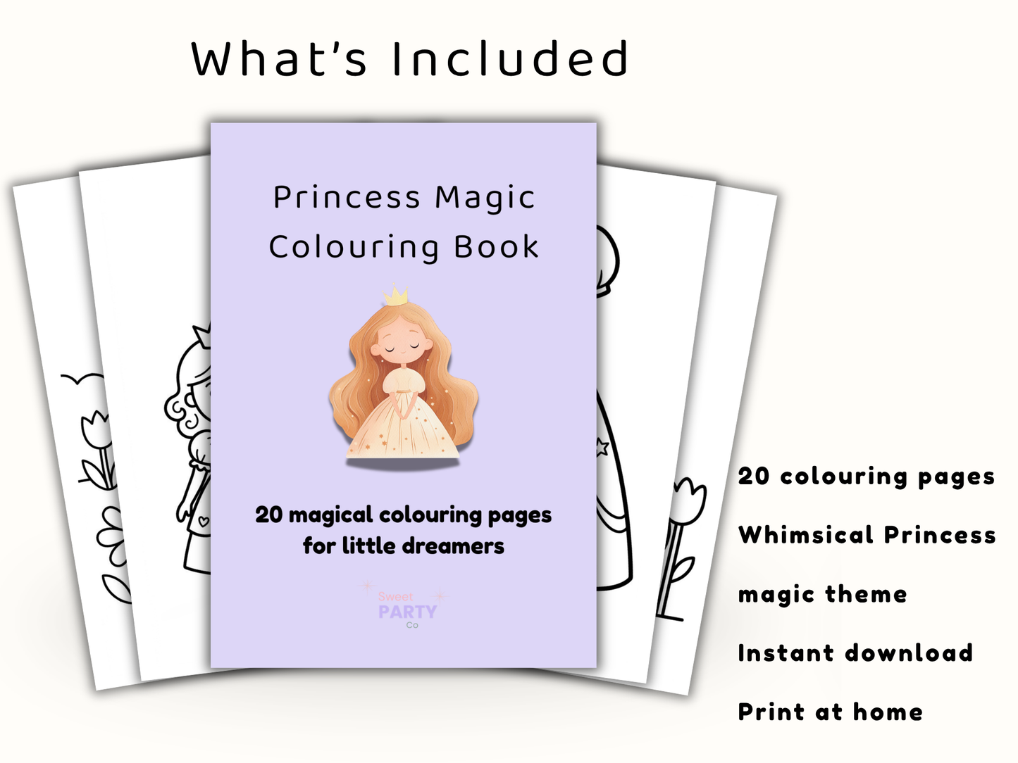 Princess Magic Colouring Book