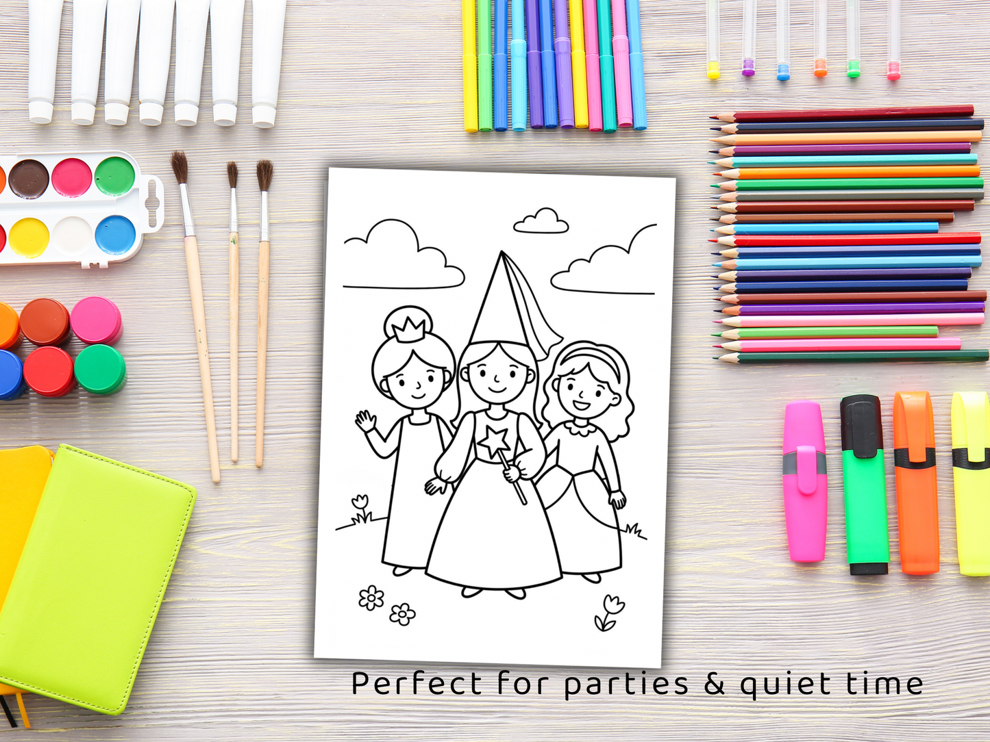 Princess Magic Colouring Book