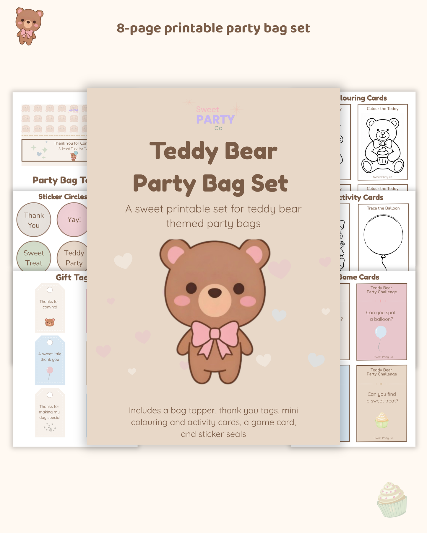 Teddy Party Bag