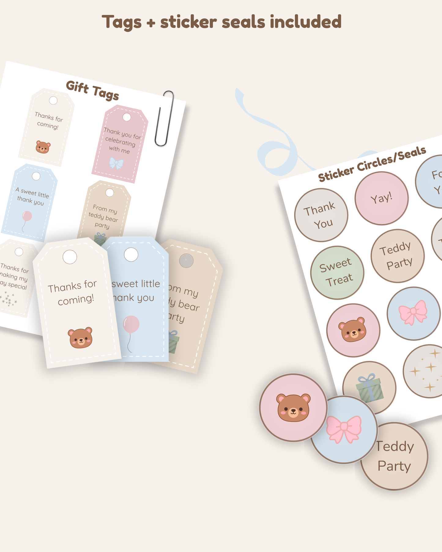 Teddy Party Bag