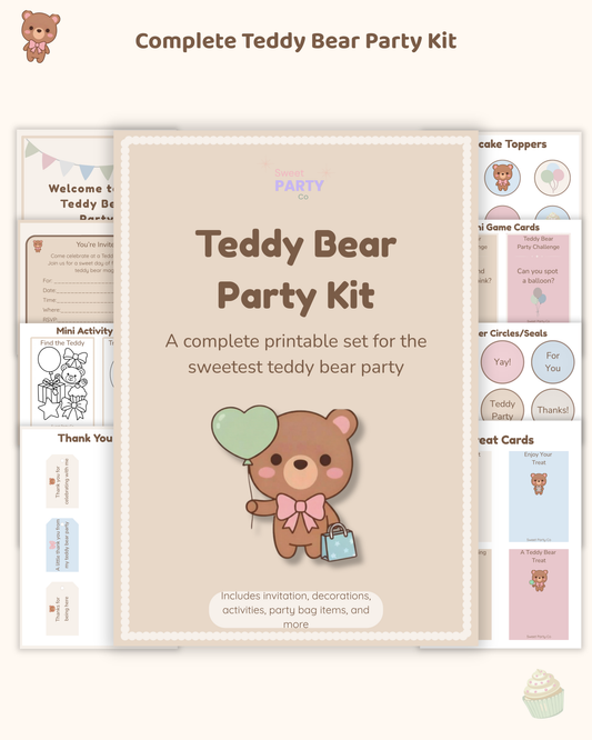 Teddy Bear Party Kit