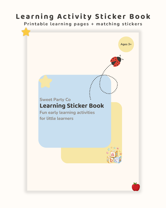Learning Sticker Book