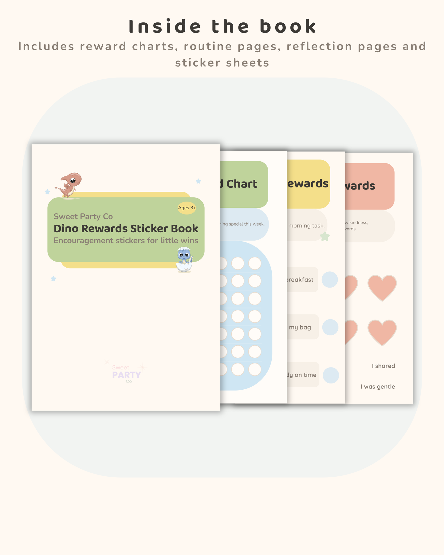 Dino Rewards Sticker Book